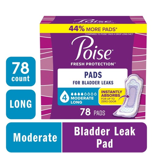 Poise incontinence pads - pads, for