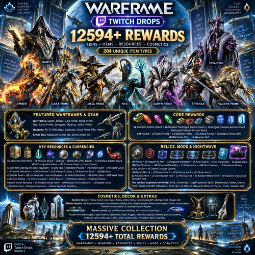 Warframe twitch drop - ⚡warframe,