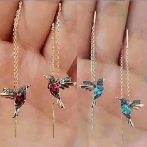 Silver plated drop - silver,