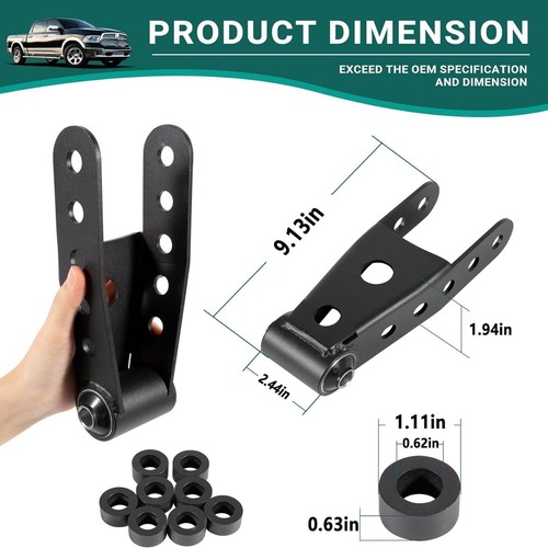 Suspension rear drop - 2"-3"suspension,