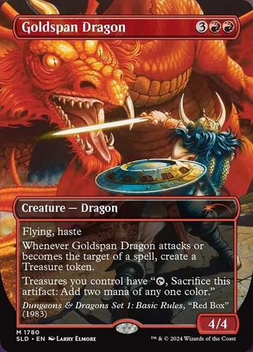 Goldspan dragon - dragon, (borderless)