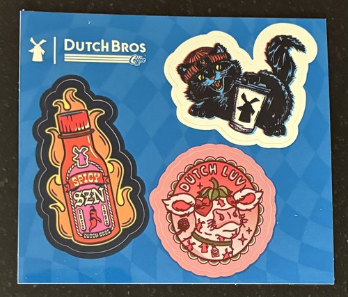 Dutch bros mini - sticker, sheet