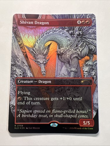 Shivan dragon 2759 - dragon, secret