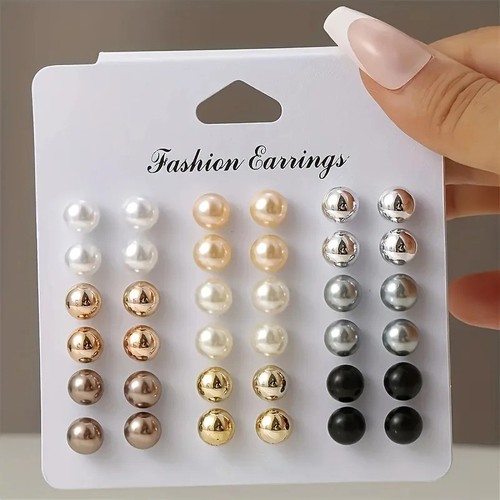 Pairs pearl stud - 18,